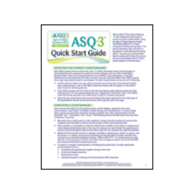 ASQ-3 Quick Start Guide (pkg)
