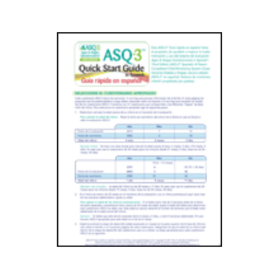 ASQ-3 Quick Start Span (pkg)