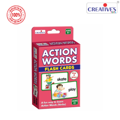 Action Words Flash Cards