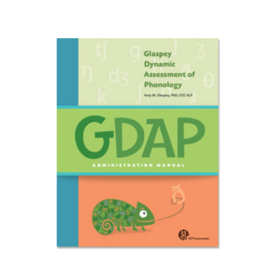 Glaspey Dynamic Assessment of Phonology (GDAP) : 25 Record Forms