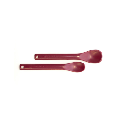 Maroon Spoon Set