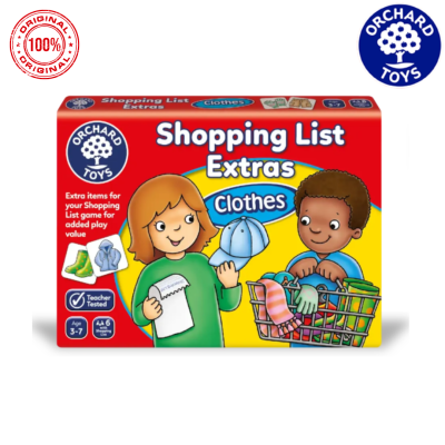 Shopping List Extras - Clothes