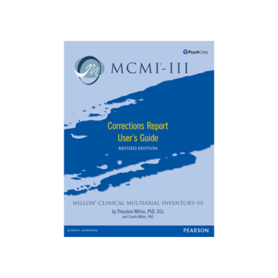 MCMI-III Corrections Report (Millon Clinical Multiaxial Inventory-III Corrections Report)