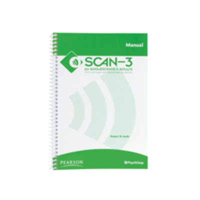 SCAN-3:A (SCAN-3:A Tests for Auditory Processing Disorders in Adolescents and Adults)