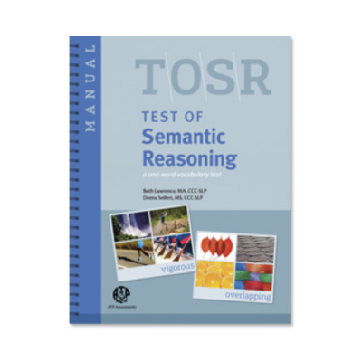 Test of Semantic Reasoning (TOSR) : 25 Record Forms