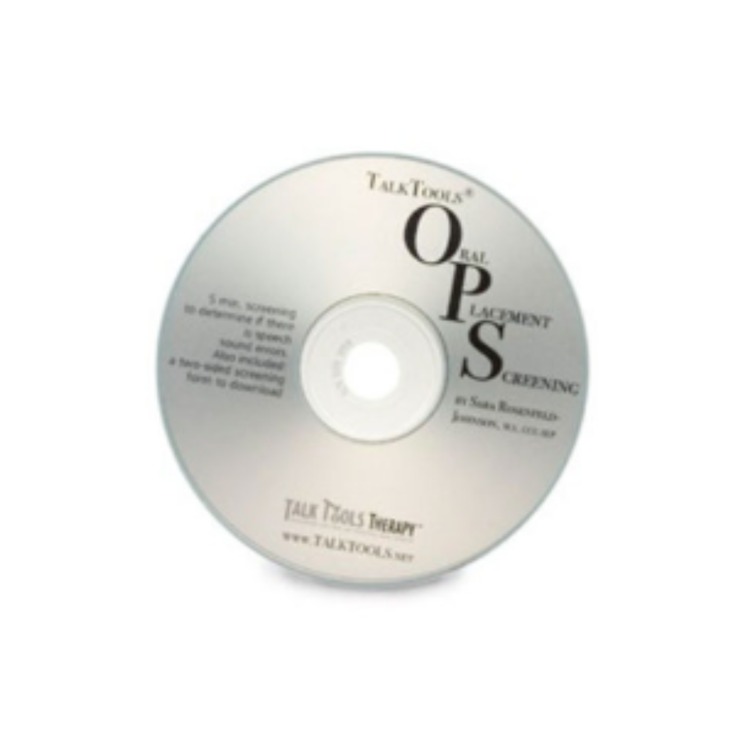 DVD : Oral Placement Screening & Feeding Skill Assessment